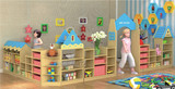 品牌幼儿园区域组合柜实木区角柜卡通玩具柜储物架收纳架娃娃家