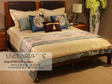 新中式中国风古典民族风刺绣床上用品样板房样板间软装床品多件套