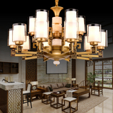 新中式吊灯复古大气锌合金卧室客厅餐厅灯酒店工程中式灯具88001