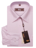 粉红色金盾衬衫 男士衬衫 正装长袖衬衫 男装职业门衬衣 男式寸衫