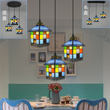 创意个性房子儿童房灯欧式地中海风格餐厅吊灯浪漫灯具客厅铁