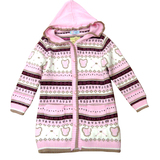 贝蕾地女童2014新款秋装童装长款毛衣宝宝针织衫儿童长外套开衫