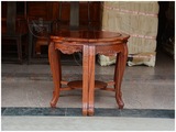 红木圆桌 实木餐桌 缅甸花梨木餐桌椅组合 中式餐厅家具 可拆分