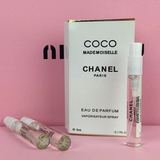 Chanel香奈儿COCO可可小姐女士香水5ML试管 正品试用装 带喷小样