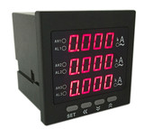 三相电流表电压表 数显 带上下限继电器报警开关量变送输出RS485