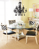 美式新古典餐椅 书椅欧式实木餐椅 法式客厅时尚餐椅 卧室休闲椅