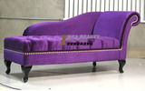 新古典贵妃沙发 客厅休闲沙发椅 欧式美式影楼布艺贵妃榻
