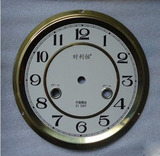 数字机械挂钟面钟 表配件钟盘 钟表面铝面31天机芯面钟盘