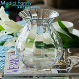小水壶 欧式经典巴洛克花瓶 透明玻璃花器 现代简约餐桌装饰