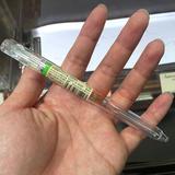 香港代购 无印良品MUJI 自选3色透明笔杆 多色笔芯可选自制笔杆