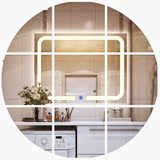 BOLEN2016镜子卫生间壁挂洗手间装饰欧式化妆镜灯光卫浴浴室镜