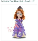美国代购正品迪士尼Disney毛绒玩具索菲亚苏菲亚公主娃娃小号现货