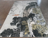 高档壁毯挂毯墙毯手工中国画系列别墅会所客厅门厅挂饰可按图定做