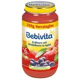 德国直邮代购 Bebivita 贝唯他 蓝莓草莓苹果泥 6个月 250g 特价