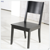 简约现代椅子时尚家具休闲椅黑橡木餐桌组合梳妆椅实木餐椅包邮