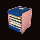 直销DIY创意 桌面收纳盒木质 办公文件整理架 多层 A4收纳盒 包邮