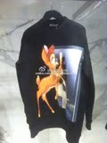 Givenchy 2014新款 小鹿斑比系列 黑色 长袖卫衣