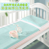 夏季老粗布床单婴儿床凉席幼儿园专用床单套件送枕套