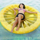 充气柠檬浮排游泳浮垫圈圈充气西瓜浮排浮床浮圈成人水上坐骑坐垫