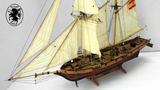 木质西洋古帆船模型拼装套材——哈尔科号