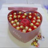 费列罗巧克力花束礼盒情人节生日礼物金莎巧克力创意心形礼盒包邮