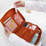 韩国旅行方便携带化妆包大容量放护肤品装洗漱收纳包小号袋子男女
