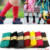 新款 韩国儿童女童春秋款长中筒袜糖果色公主袜 堆堆袜子百搭时尚