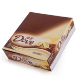 德芙奶香白巧克力516克 排块巧克力(43克/块)12块 便携盒装