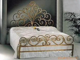 欧式田园铁艺床 宜家时尚主卧床 创意平板床 精美卧室床 特价热卖