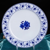 景德镇青花瓷餐具60头骨瓷餐具套装家用碗碟套装高档中式陶瓷碗盘