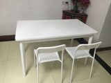 韩式白色实木北欧餐桌椅组合大小户型餐台简约宜家家具日式饭桌