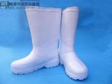 加厚白色EVA泡沫食品厂工作鞋加棉雨靴男女棉雨鞋防水鞋工作雨鞋
