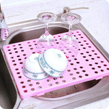 厨房水槽沥水板水果蔬菜滤水垫多用可挂式橱柜碗碟水杯通风沥水架