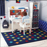 时尚儿童卡通地毯简约现代儿童房地毯卧室床边满铺样板间地毯定制