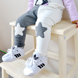 韩版女童春秋裤子小脚修身宝宝春装1-3岁婴儿打底裤潮装外穿纯棉