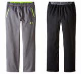 【现货】UNDER ARMOUR男子青年款跑步运动健身保暖舒适灰色长裤