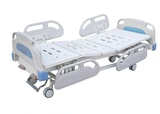 DS404医用病床双摇手动护理床ABS床头冲孔双摇护理床整体注塑厂家