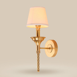 简约现代客厅过道全铜壁灯 美式纯铜灯饰 欧式卧室床头镜前灯具