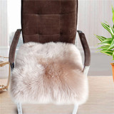 羊毛椅垫 冬季沙发坐垫办公椅坐垫 皮毛一体纯羊毛餐椅垫老板椅垫