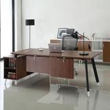 合肥办公家具钢架老板桌椅主管桌经理桌2-4人位组合办公桌电脑桌