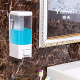 酒店ABS塑料单头皂液器洗手液盒 浴室卫生间壁挂式洗发水沐浴露盒
