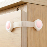 宝宝单开式柜门锁 儿童安全保护锁抽屉锁 防夹手橱柜冰箱锁抽屉锁