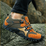 夏季登山鞋男防滑网面透气户外鞋耐磨运动45码休闲旅游越野徒步鞋
