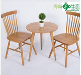 新款实木餐椅北欧现代风格日式白橡木简约餐厅家具定制各种桌椅