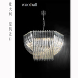 意大利原装进口后现代简约24K金/银客厅餐厅卧室水晶吊灯woolball