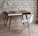 北欧式纯实木台式电脑桌小户型书桌简约现代办公桌工作台洽谈桌