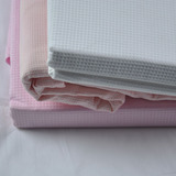 外贸新品单人床纯棉100%蜂窝加厚纯色1.5米床床单