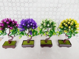 小盆栽绿色植物假花盆景摆件茶几客厅摆放花卉卧室塑料隔断仿真花
