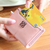 日韩新款版女士卡包女式小清新多卡位可爱韩国超薄迷你钱包包邮