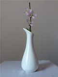 陶瓷小花瓶摆件创意白瓷瓶观音玉净瓶简约日式花器